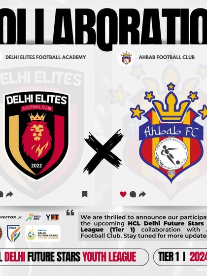 We are thrilled to announce our collaboration with Ahbab Football Club to compete in the HCL Delhi Future Stars Youth League.