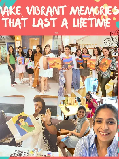 Make vibrant memories that last a lifetime. A paint party is a unique way to celebrate, and I love seeing friends come together to create and have fun.