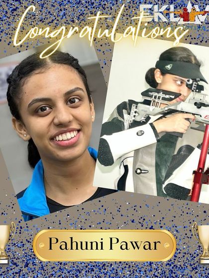 A huge achievement for Team Eklavya. Our rifle shooter Pahuni Pawar has officially qualified for the Indian Team Selection Trials at the 66th National Shooting Championship in New Delhi.
