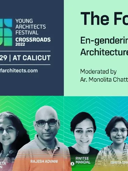 The poster for the 'En-gendering Architecture' forum at the Young Architects Festival. I was happy to be invited to speak on a panel about the journey and challenges of being a woman leading a practice.