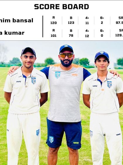 Two centurions, one coach. Proud to stand with Aditya Kumar and Swarnim Bansal.