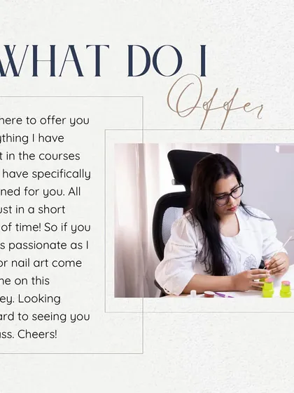 My goal is to offer you everything I've learned, packed into courses I've specifically designed for you. I look forward to seeing you in my class.