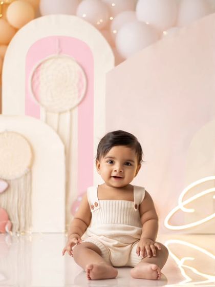 A duplicate of the lovely boho-chic first birthday setup.