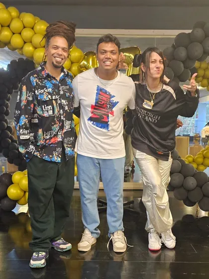 Three of our core members at the 17th-anniversary celebration. We thank everyone who has been a pillar of support for us throughout this incredible journey.