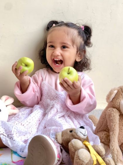 My daughter enjoying a cozy winter morning in a comfortable outfit from Firstcry. Their winter collection has so many soft and stylish options for kids.