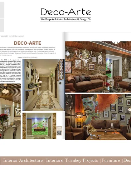 A spread from our feature in Insite Indian Design Magazine. This article showcases our diverse portfolio and our expertise in creating bespoke interior architecture and design.