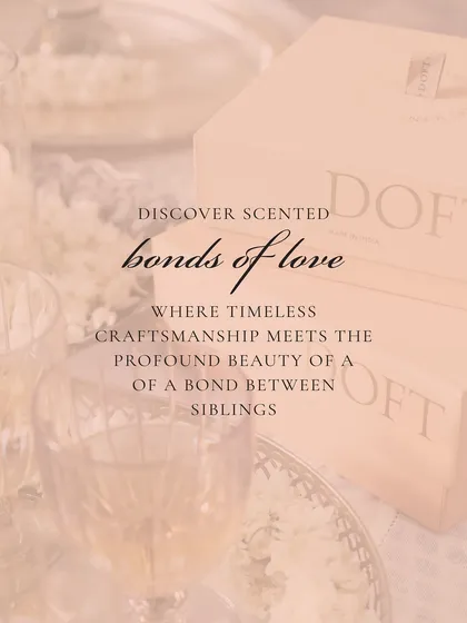Discover Scented Bonds of Love, where timeless craftsmanship meets the profound beauty of a sibling bond. My gift boxes are designed to hold these fragrant treasures.