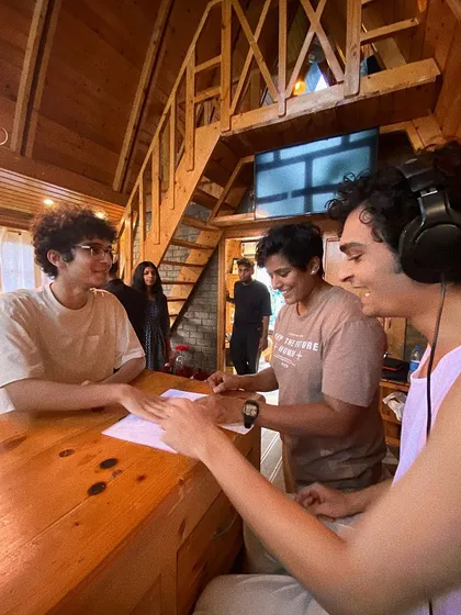 Behind the scenes of the 'Phir Kabhi' music video shoot. This was a project with friends, so it barely felt like work.