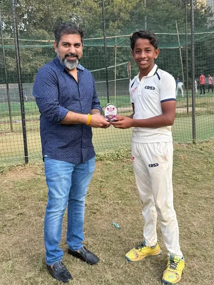 Man of the Match, Nishant Dewade. A fantastic all-round bowling performance across two innings. This shows stamina and skill.