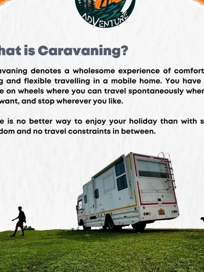 What is caravanning? It’s the ultimate freedom to travel spontaneously in a comfortable mobile home, stopping wherever and whenever you like without any constraints.