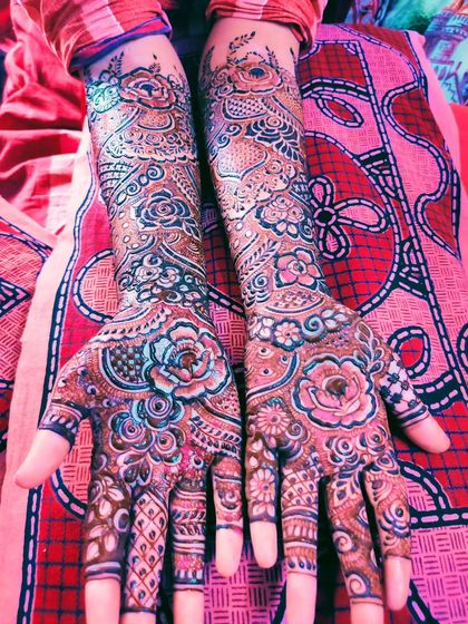 A collection of my work showing the rich, dark stains and intricate patterns that my clients love.