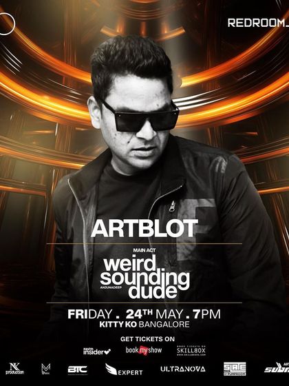 My flyer for a Redroom Friday at Kitty Ko, supporting Anjunadeep's Weird Sounding Dude. I opened and closed the night, creating a full melodic journey.