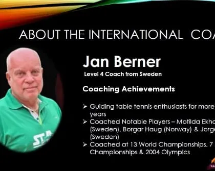 An introduction to our international guest coach, Jan Berner, a Level 4 coach from Sweden with experience at 13 World Championships and the Olympics.