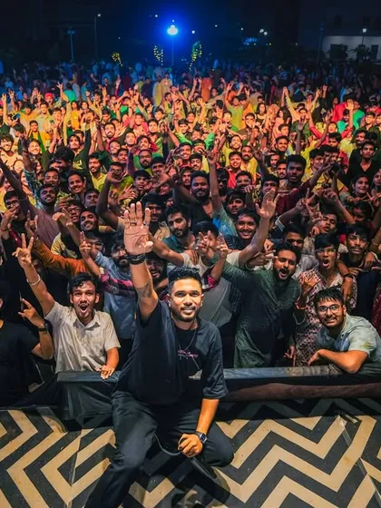 Nothing beats the energy of a college festival. This is a shot from IIT Indore, connecting with thousands of students and creating a memory we all share.