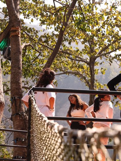 After our movement practice, we gather for pranayama. It's important to open the body first so that the breath and energy can flow smoothly through the entire system.