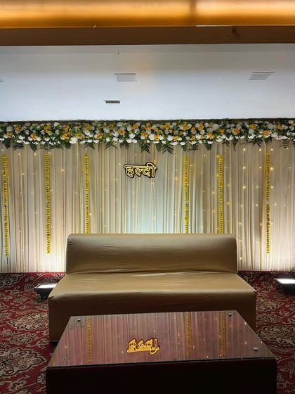 The Trendy Party - Wedding & Pre-Wedding Event Decoration Vibrant Haldi & Mehendi Setups photo 45