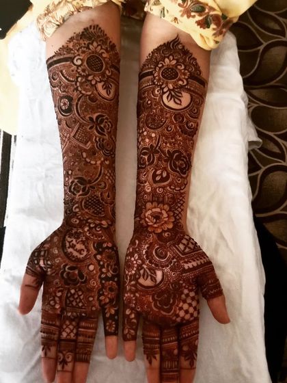 Mehendi Art by Nishat - Mehndi (Henna) Artistry Elaborate Bridal Henna photo 74