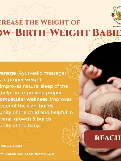 For little ones with a low birth weight, my Abhyanga Ayurvedic massage is a nurturing therapy. It is designed to help with healthy weight gain, improve sleep patterns, and support overall growth and neuromuscular wellness.
