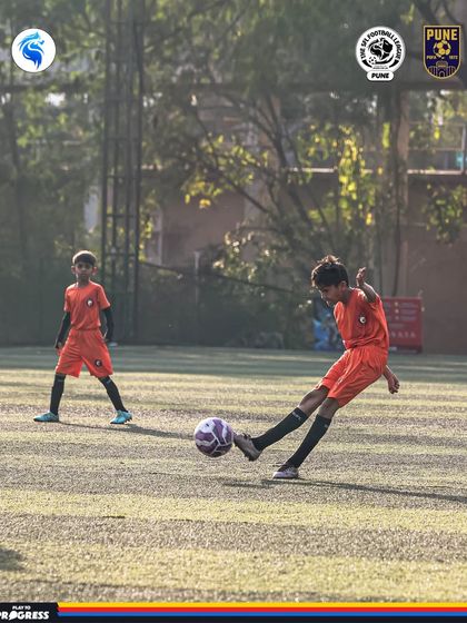 A long range shot being unleashed in Pune. We encourage players to have the confidence to take risks.