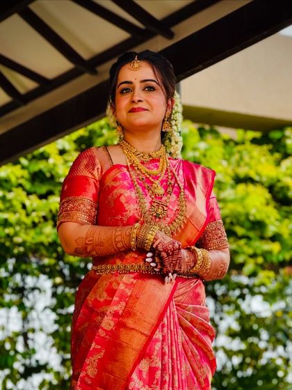 South Indian Bridal Drapes photo 50