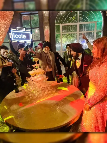 For moments that call for a grand gesture, I create stunning champagne towers. It’s a classic touch of elegance for weddings and milestone celebrations, creating a perfect photo opportunity and a memorable start to the festivities.