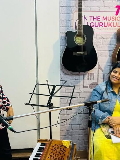 Laughter and learning go hand in hand at our workshops. We create a warm and welcoming environment where everyone feels comfortable exploring their voice.