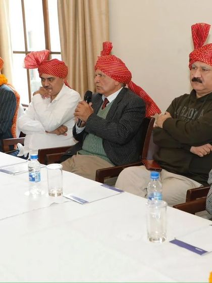 Listening to a senior advocate speak at a campaign event. I value the wisdom and experience of our senior members.