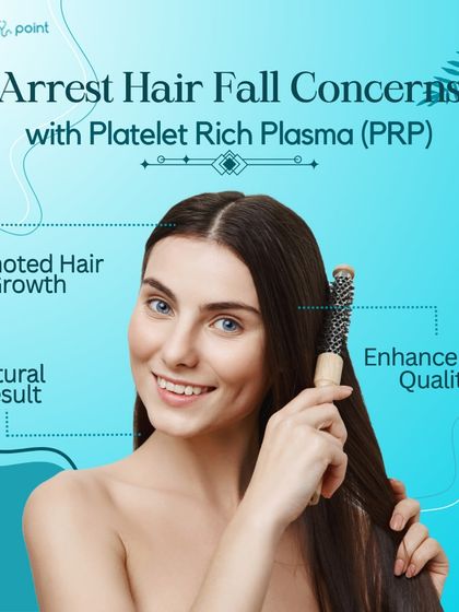 Arrest hair fall with Platelet Rich Plasma (PRP) therapy. This treatment uses your own plasma to promote natural hair growth, enhance hair quality, and deliver natural-looking results.