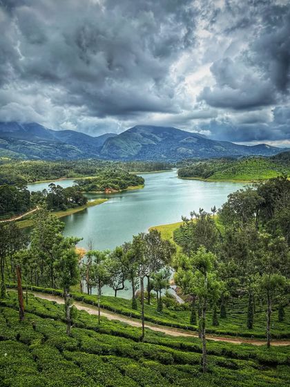 The stunning, serene landscapes of the Western Ghats. This view from the WER 1500km race showcases the incredible natural beauty riders experience on our ultra-distance events.