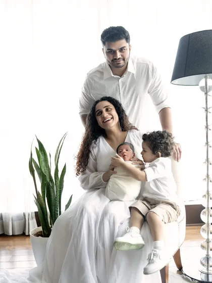 A family is a circle of love. Capturing the complete family, with the proud big brother and the newest little member, is about documenting the beautiful, chaotic, and strong bonds that you share.