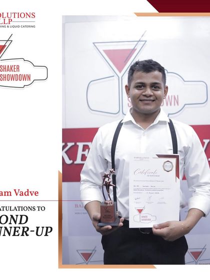 Pratham Vadve, the second runner-up of the Shaker Showdown. This competition was a fantastic experience for everyone involved.