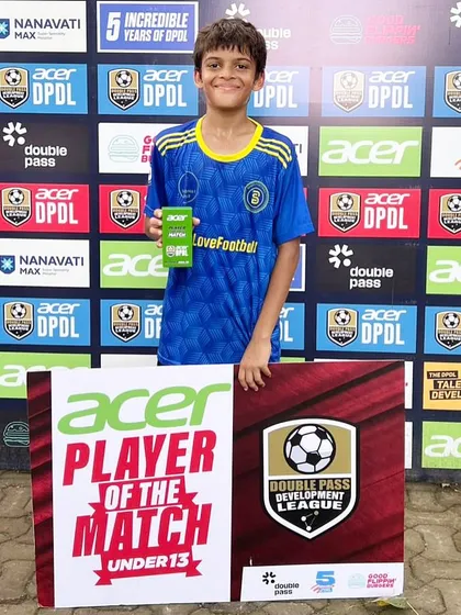 A well-deserved Player of the Match award for one of our U13 players after a solid performance in the DPDL.