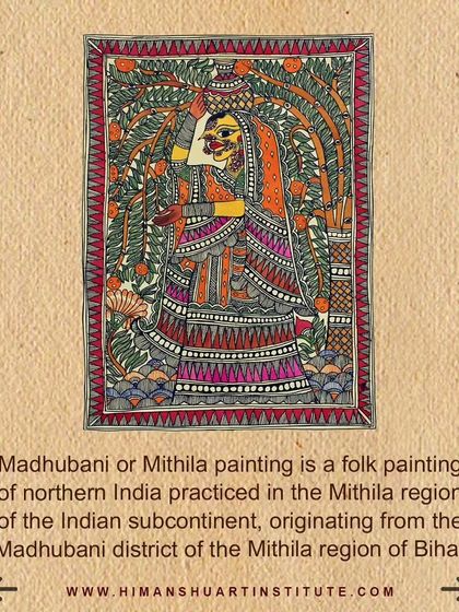 Learn about the rich history of Madhubani painting through this series. We explain its origins in the Mithila region of Bihar and the symbolism behind its beautiful motifs.