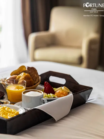 Why not treat yourself? We offer a breakfast-in-bed service, allowing you to start your day slowly with a delicious, freshly prepared meal delivered right to your room.