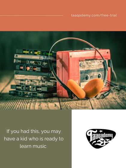 Hey Gen X and Millennials, if you remember using a Walkman, you probably have a kid who's ready to learn music. It's time to get them off the screens and into a jam session.