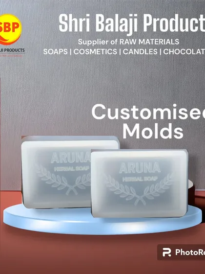 This is what it's all about: turning your brand into a tangible product. I created this custom silicone mold for "Aruna Herbal Soap," featuring their logo with a delicate leaf design, ready to produce beautiful, professional soaps.