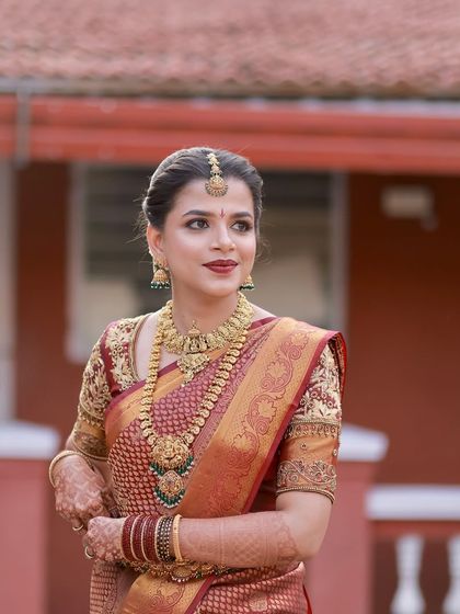 Makeover by Pragna Gangadhar - Bridal Makeup & Hair Styling Classic South Indian Bridal Looks photo 97