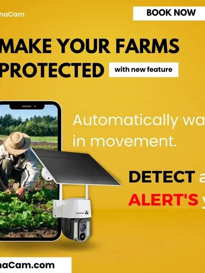 Protect your farm with a camera that automatically wakes on movement. My solar-powered system detects activity and sends an alert directly to your phone, providing smart agricultural security.