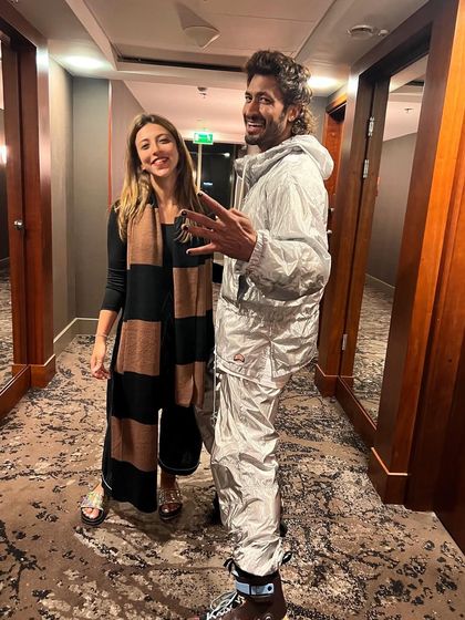 All smiles and great vibes with Vidyut Jammwal on the 'CRAKK' set. It's always a pleasure working with such a positive and dedicated actor.