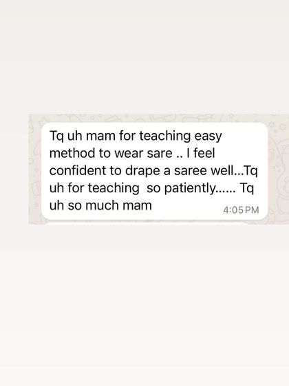 Shikha Agarwal - Personal Saree Draping Classes Words from My Wonderful Students photo 33