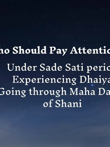 Shani Amavasya is a powerful day for anyone experiencing the challenging planetary alignments of Shani, such as Sade Sati, Dhaiya, or a difficult Maha Dasha. This is a time for specific rituals to mitigate negative influences.