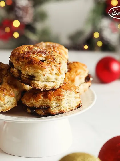 Our Rum Soaked Fruit Mince Pies are a true Christmas delight. The flaky, buttery puff pastry is filled with a rich mixture of fruits and spices that have been soaked in rum for that authentic festive flavour.