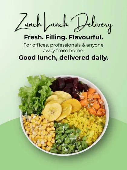 Good lunch, delivered daily. My lunch delivery service is perfect for offices, professionals, and anyone looking for a fresh, filling, and flavorful meal.