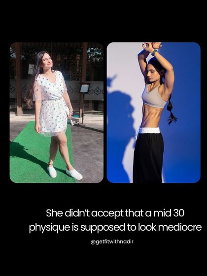 A mid-30s physique is not supposed to look mediocre. This client challenged that notion and achieved a lean, athletic body that defies age-related expectations, proving that your 30s can be your strongest decade yet.