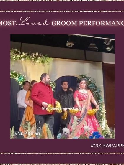 A snapshot from our 2023 Wrapped, celebrating the most loved groom performance of the year.