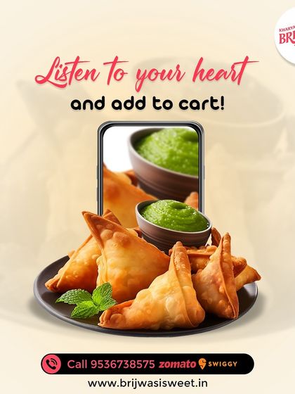 Listen to your heart and add to cart. These golden-fried samosas are waiting for you, perfect for an evening snack with tea.