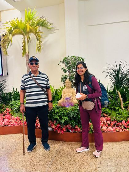 Another picture from our family trip. These moments of connection and joy are what life is all about.