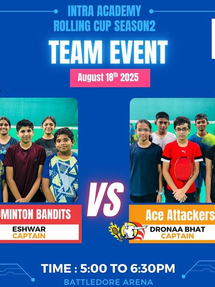 Manoj Kumar - Badminton Coaching for Kids & Youth Intra-Academy Rolling Cup photo 6