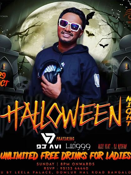 Another massive Halloween event, this time at the famous XU at Leela Palace. These themed nights are always a blast.