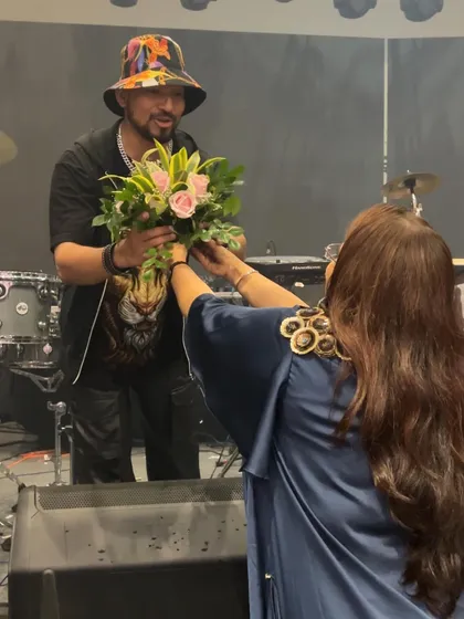Grateful for every step forward. Receiving flowers from the audience after a show in Ranchi is a gesture I'll always cherish.